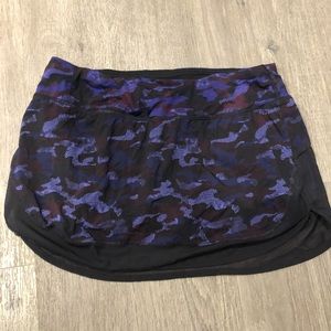 lululemon camo skort
